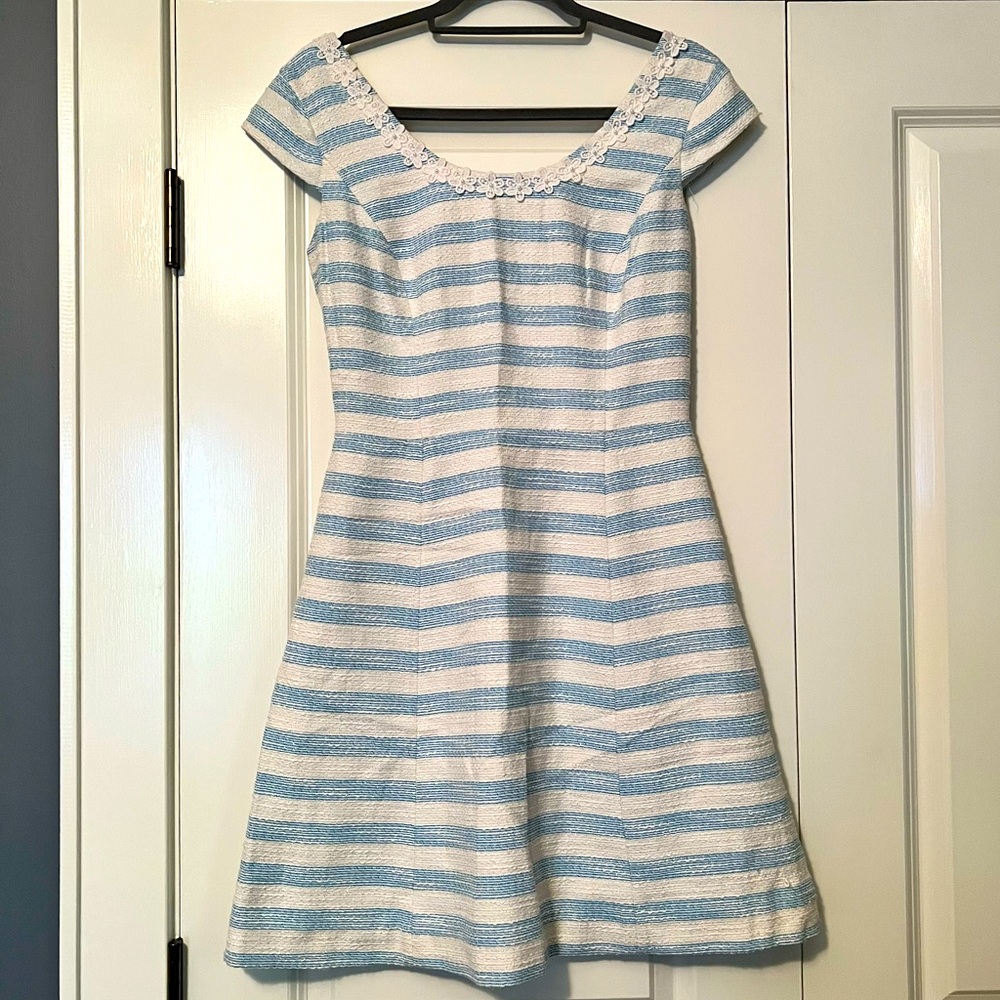 Blue/White Striped Lilly Pulitzer Dress - SIZE 4